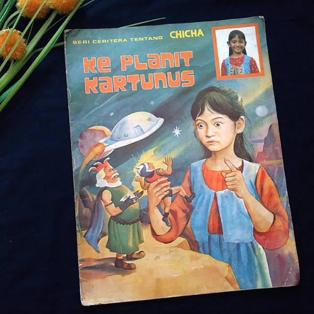 Buku cerita jadul seri petualangan chicha ke planet kartunus