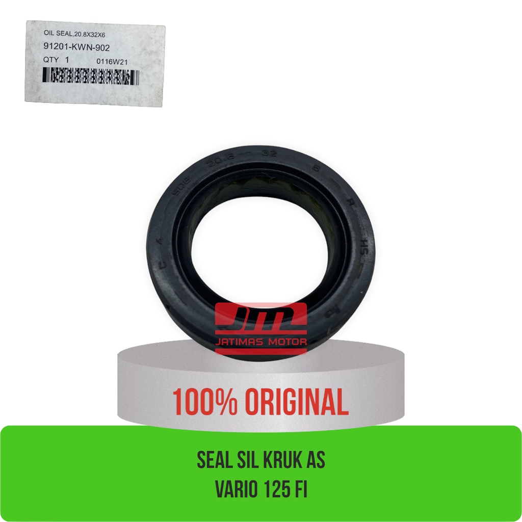 Seal kruk as kanan magnet 20.8x32x6 vario 110 karbu vario 125 150 pcx 150 91201-KWN-902 91201-K59-A1