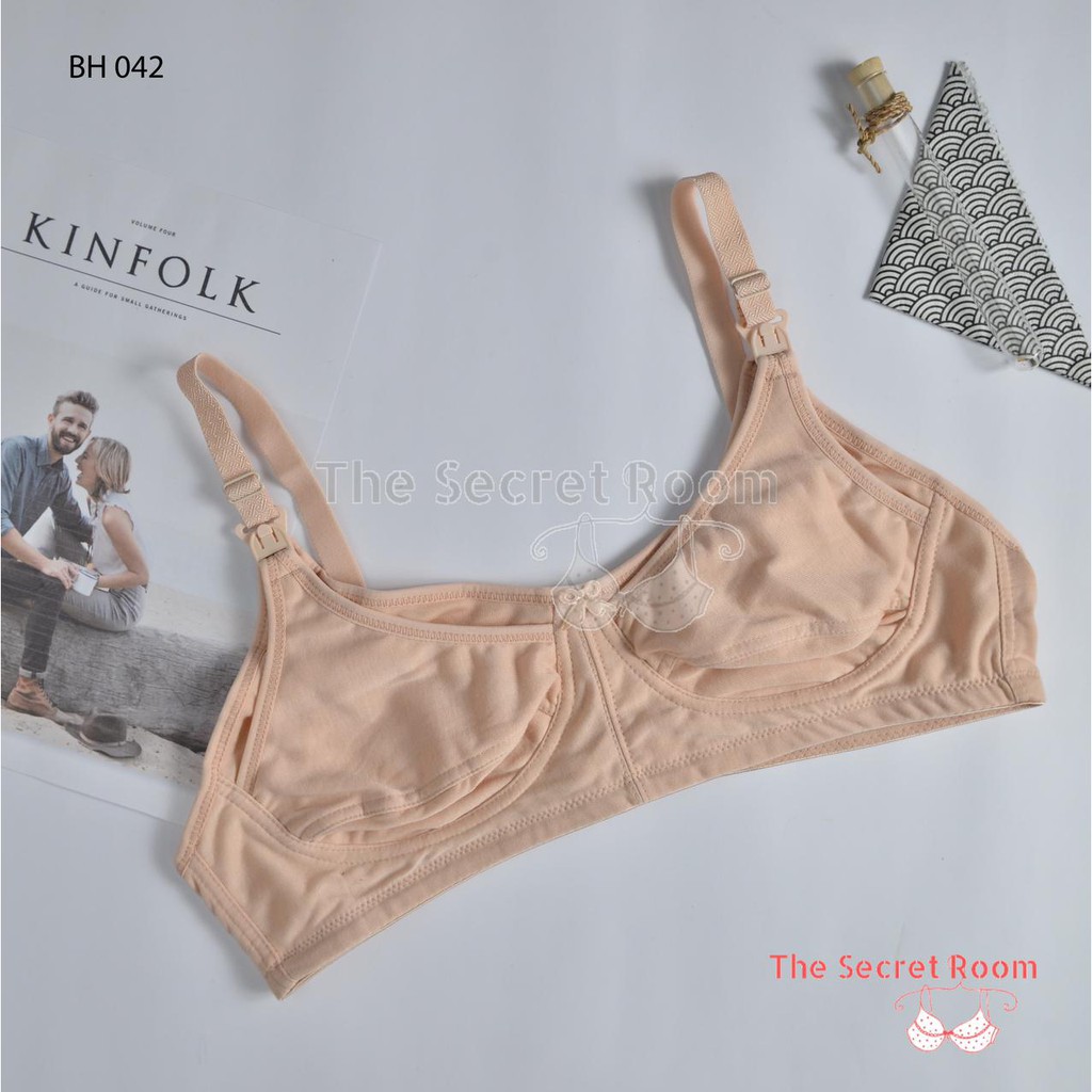 BRA BH MENYUSUI 042 I TANPA KAWAT I CUP B BESAR | TANPA BUSA I SIZE 36-40 | BAHAN KATUN