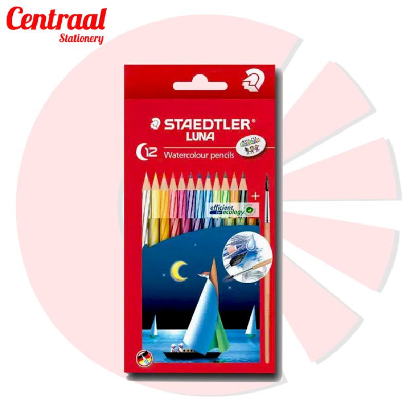 

Pensil Warna Staedler Luna 12 Watercolors Panjang Merah