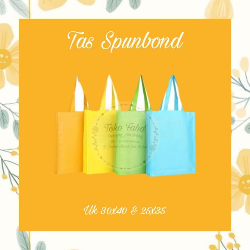 

Tas Spunbond Handle/GoodieBag/Tas Kain