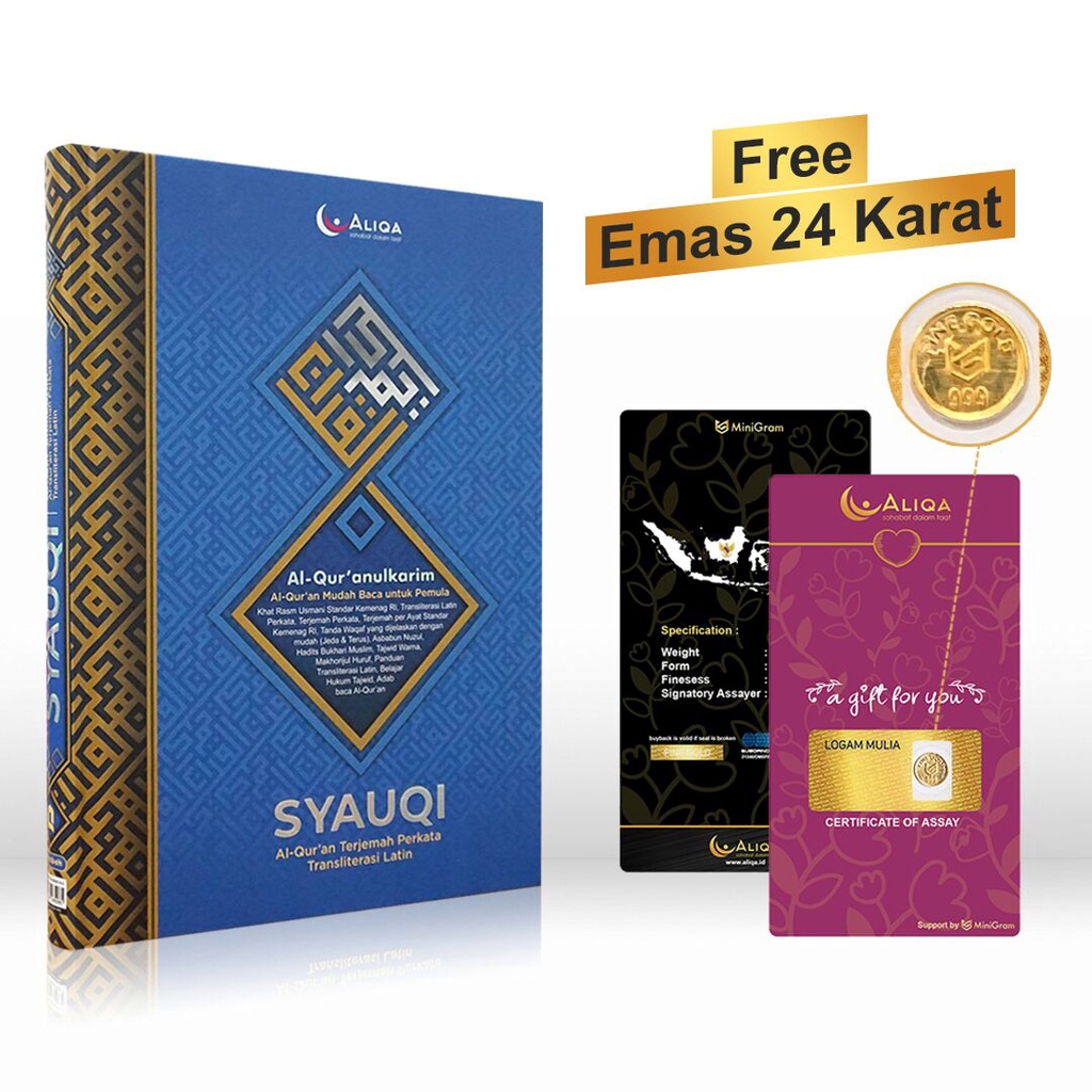 Alquran Syauqi A4 Jumbo Aliqa bisa COD