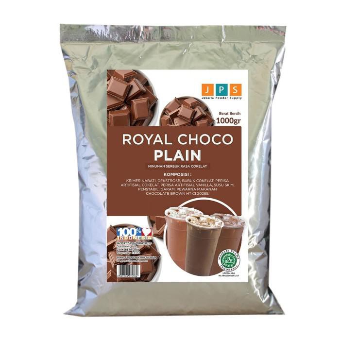 

BUBUK MINUMAN 1 KG ROYAL CHOCO COKELAT JPS PLAIN TANPA GULA