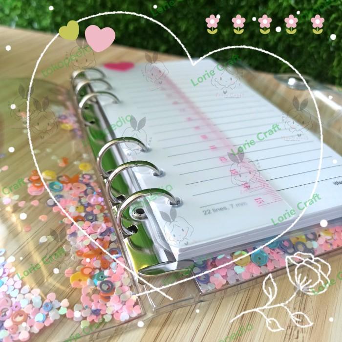 

Gia | Clear Cover Binder A5 A6 A7 Transparan Transparent Bening