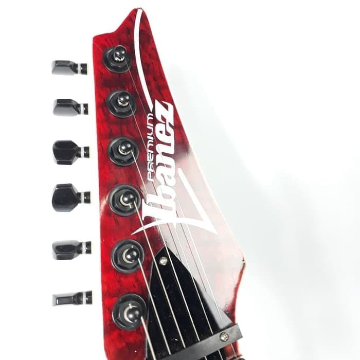 Gitar Ibanez Premium Merah Corak Updown Korea