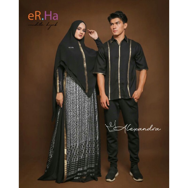 {ERHA HIJAB} GAMIS SYARI MEWAH / DRESS SET " ALEXANDRA " BY ER.HA / RINDITA HIJAB
