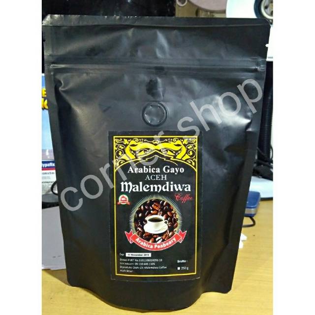 

Arabica Peaberry Cofffee Gayo 250gr