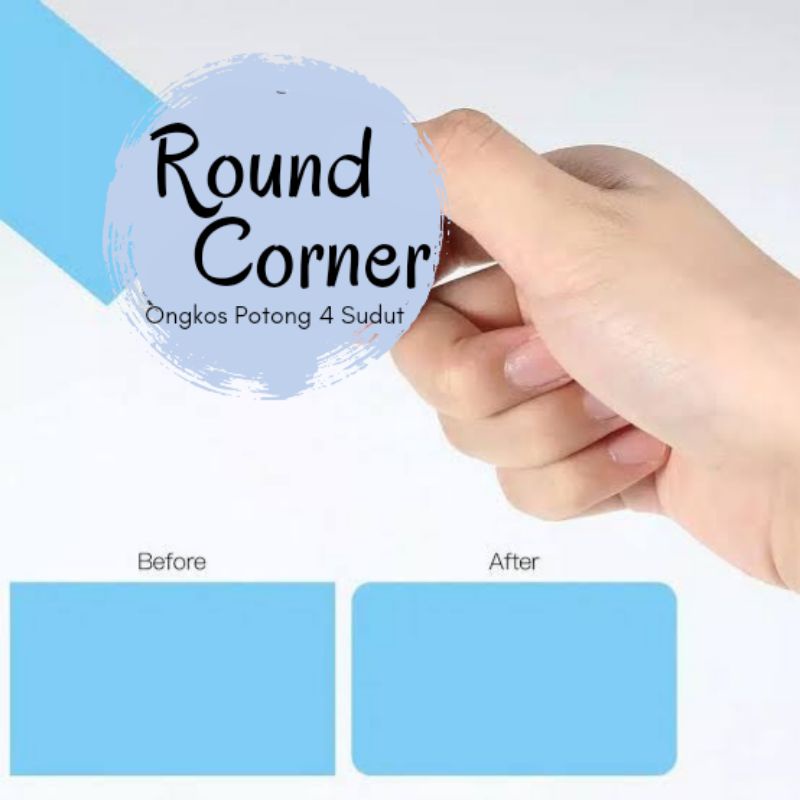 

Ongkos Potong Sudut Kertas