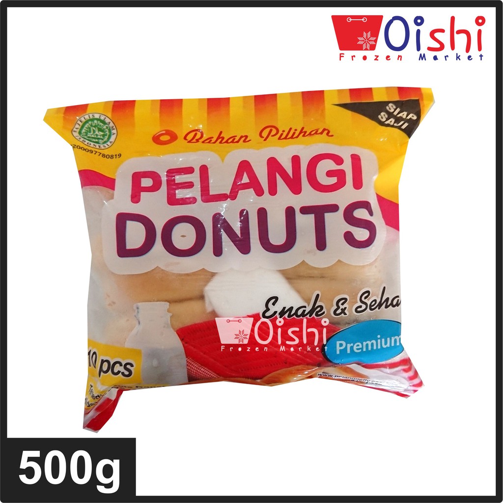 

Pelangi Donuts (Donat Kentang atau Ubi Ungu) Jumbo 500g