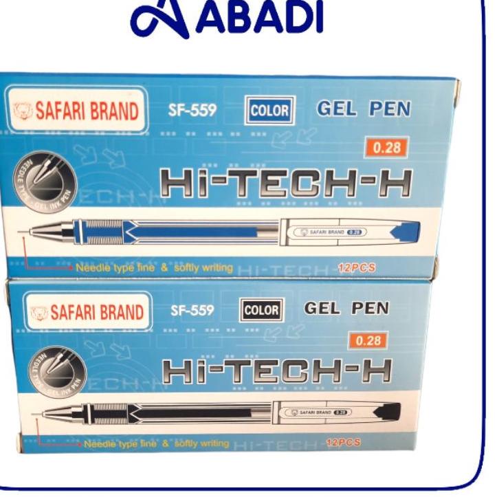 

Free Ongkir Bulpen Hitech-H Safari Pen Gel Bolpoin (1pak = 12pcs) produck terlaris