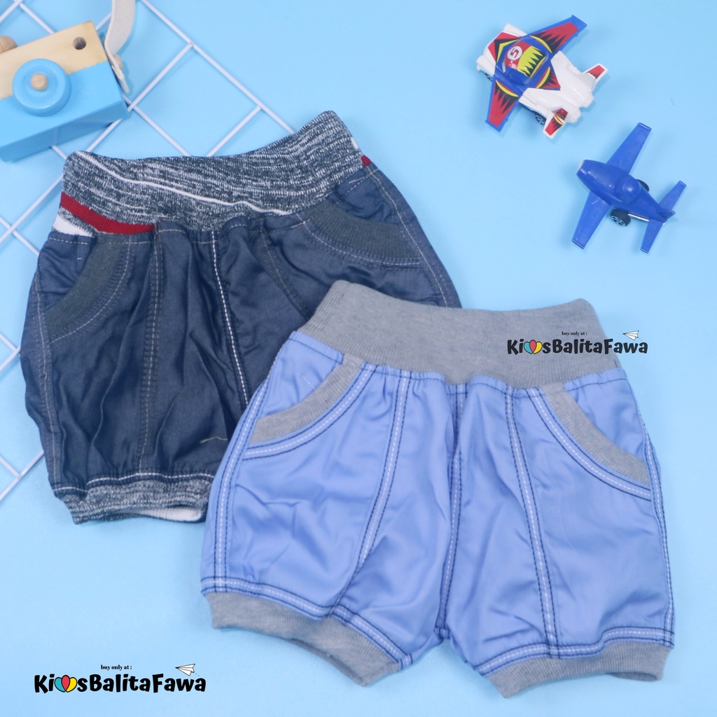 Loody Pants Size 1-2 Tahun / Short Pants Anak Laki Perempuan Murah Celana Pendek Motif Polos Adem