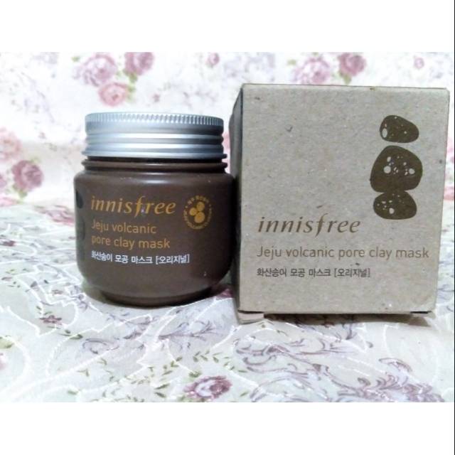 [PRELOVED]Innisfree jeju volcanic pore clay mask FREE orchid cream