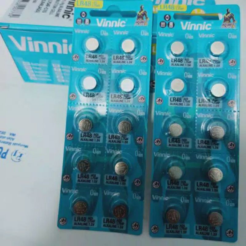 Baterai Alat Bantu Dengar Vinnic L754F LR48 AG5