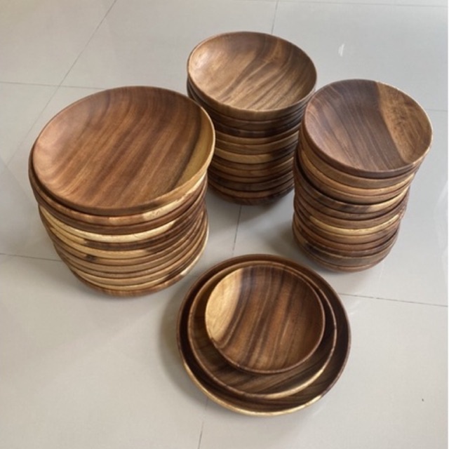 Mangkuk Kayu Jati Diameter 20 - 30cm / Wooden Bowl