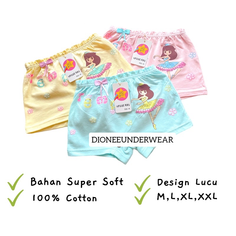 CD Celana Dalam Anak Perempuan Cewek Remaja ABG Kancut Celana Dalam Boxer Anak Perempuan Princess Celana dalam anak Celana Boxer Murah Celana Anak Prempuan