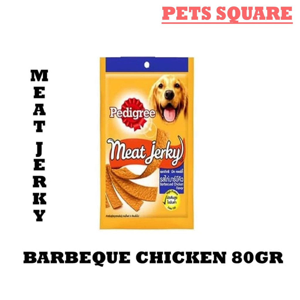 PEDIGREE MEAT JERKY STRAP BBQ CHICKEN 80GR