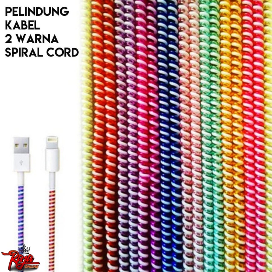 Pelindung Kabel 2 Warna (Transparan) Pelindung Kabel Hp