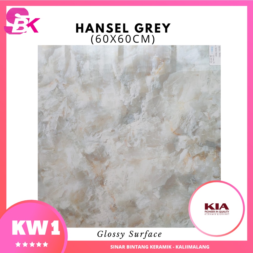Granit 60x60 Glazed Polished Hansel Grey KIA