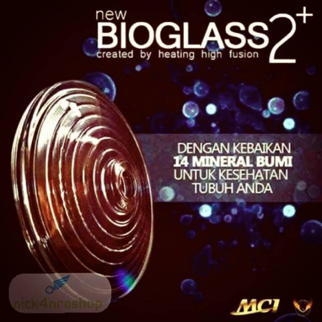 NEW BIOGLASS MCI ASLI ORI ORIGINAL MCI 1KEPING BESAR TERBARU PROMO  TERLARIS  JADEIT MINERAL ASLI