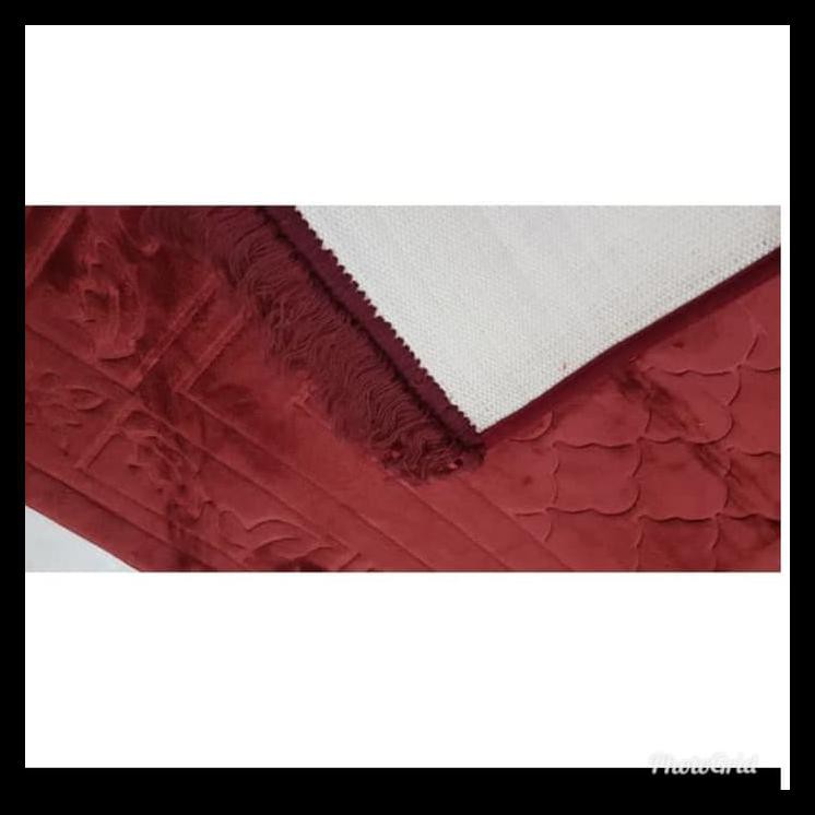 TERLARIS SAJADAH POLOS MOTIF TIMBUL - SAJADAH TIMBUL - SAJADAH BLUDRU EMPUK 