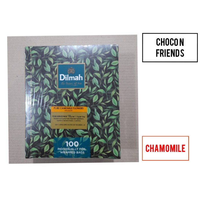 

(BISA COD) Teh Dilmah 100sachet Chamomile