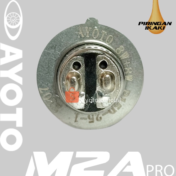 Lampu motor depan LED AYOTO M2A PRO H6 AC DC motor matic bebek AC DC