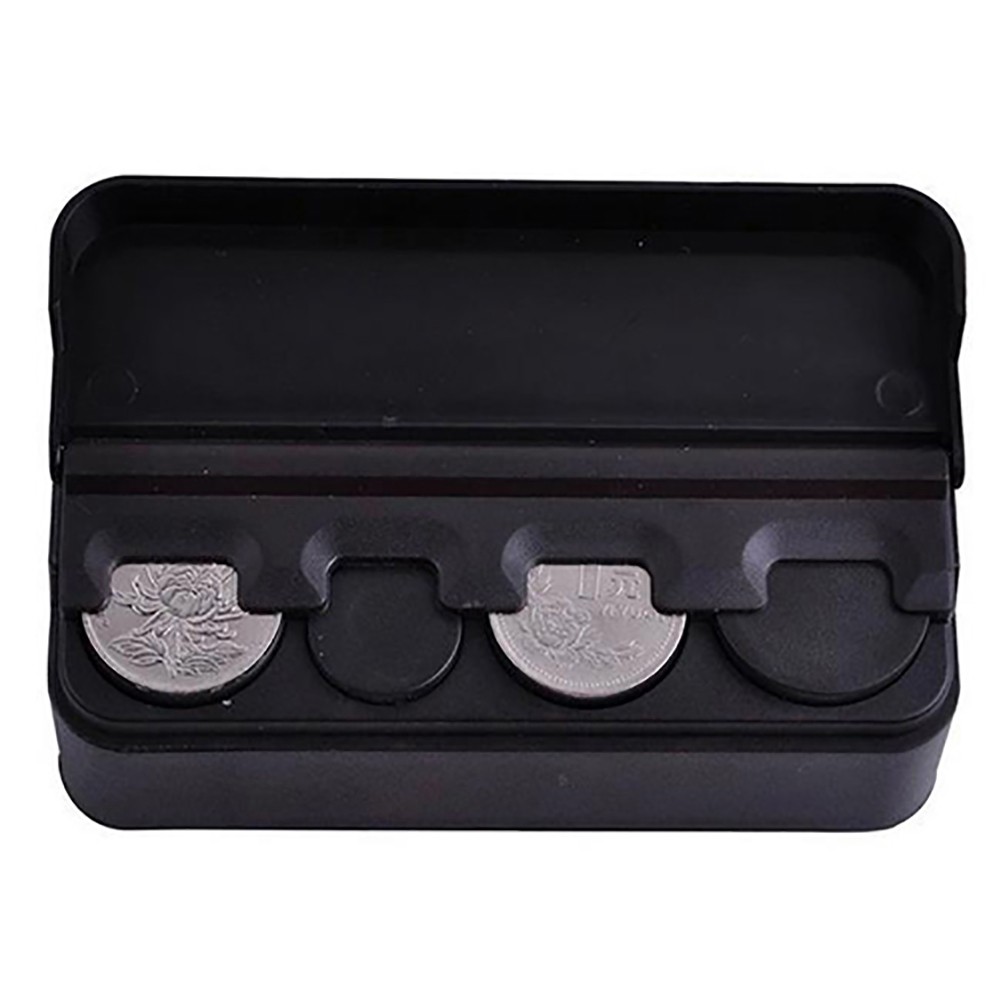 Tempat Koin Plastik Mobil Portable Ganti Storage Box Case Celengan Organizer Car Interior Coin Pocket Cases Holder