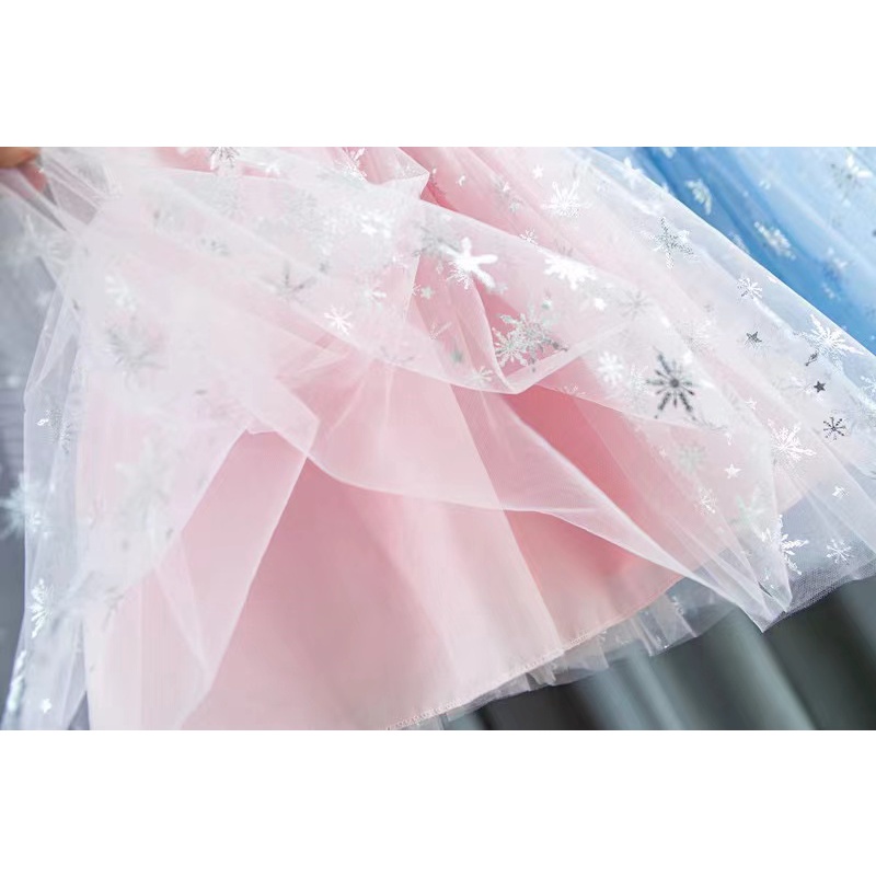 Dress Anak Frozen  Princess Elsa Pita Depan Import 2-8 Tahun 2022 New