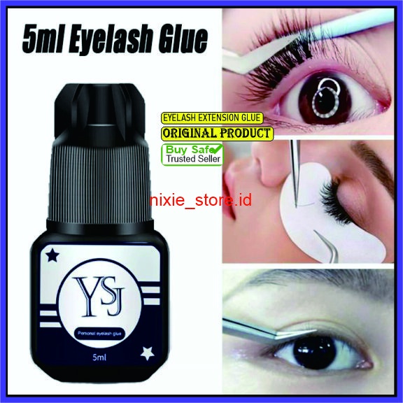 Lem Bulu Mata Tanam Eyelash Extension Glue YSJ 5 ml Tidak Perih Tahan Lama Produk Impor