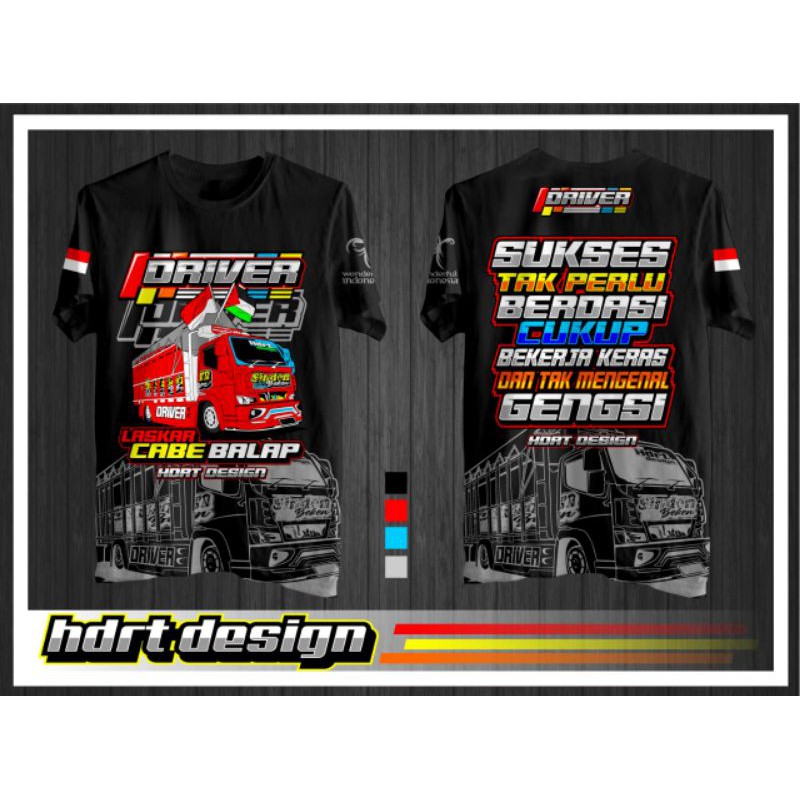 kaos Truk kaos trek kaos truck kaos trek driver laskar cabe