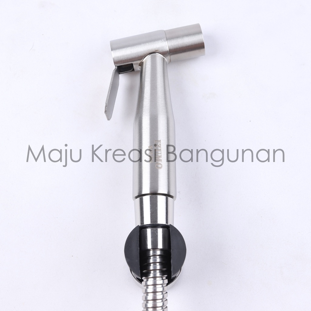 Jet Shower Set Full Stainless SUS 304 Kepala Washer Semprotan Kloset Cebok Kamar Mandi Bidet Toilet