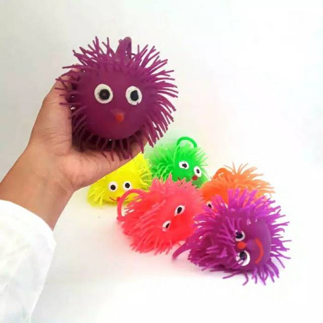 MAINAN ANAK UBUR UBUR MAINAN KARET BISA NYALA UBUR UBUR Karet / Ubur ubur / warna warni