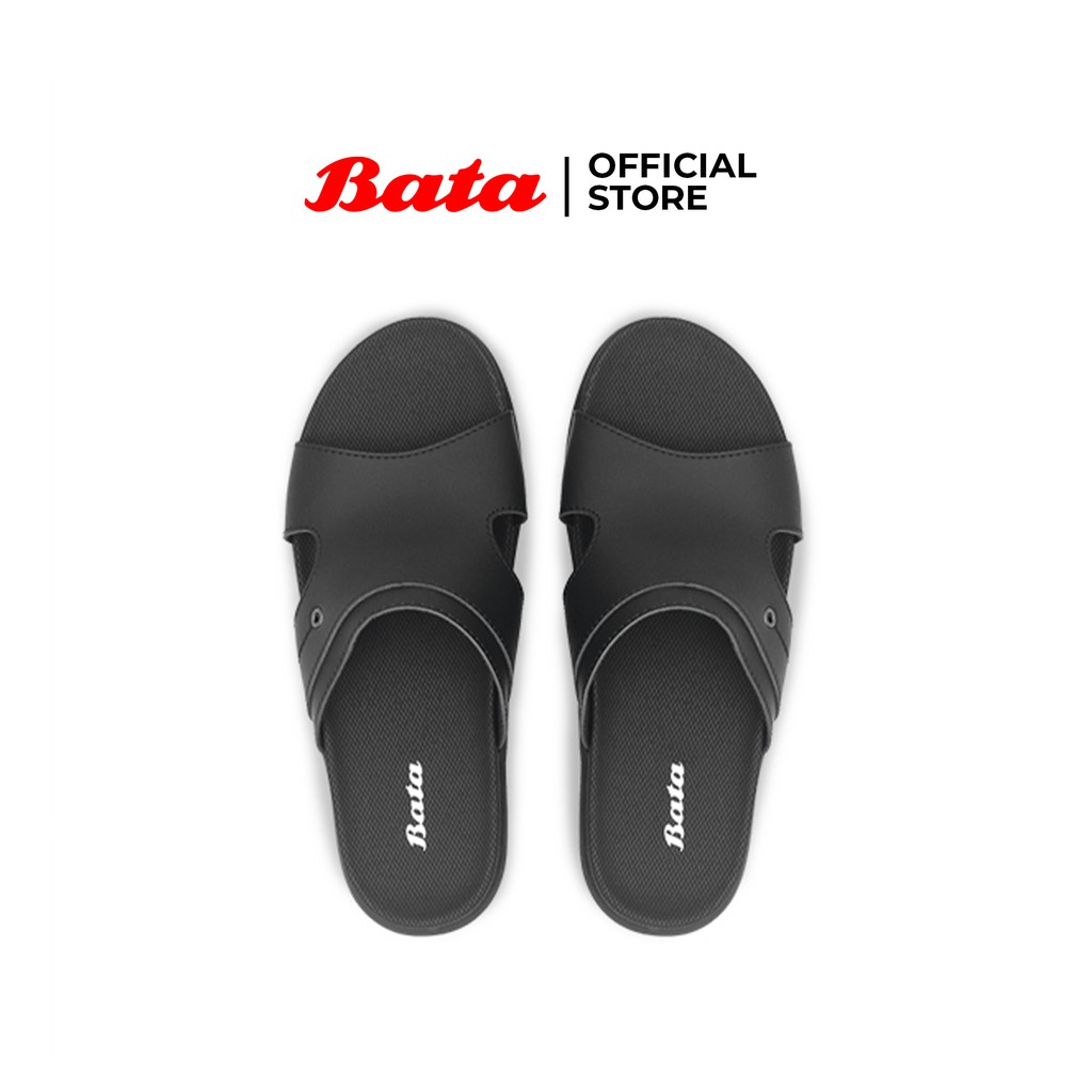 Bata Sandal Pria Skip Black - 8716195 / Ramayana Jatinegara