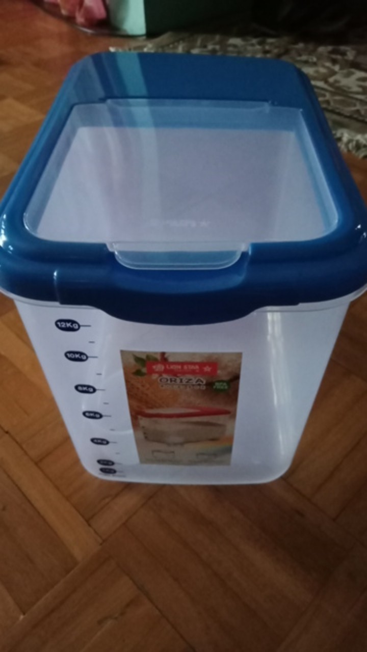 Rice Box 12,5 Kg Lion Star Tempat Beras Rb-17 Oriza