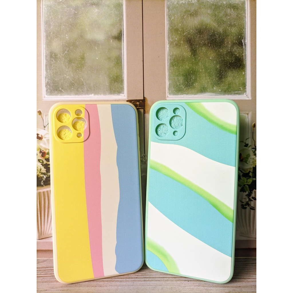 Case Hp Softcase Handphone Casing Soft Case Rainbow Pelangi IPhone 11 12 Pro Karakter