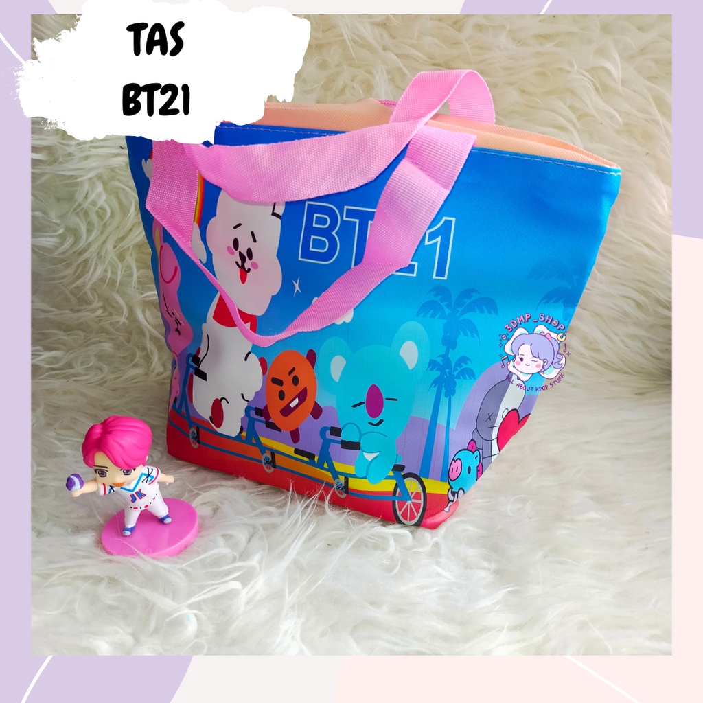 TAS TENTENG TOTEBAG TAS BAHU BT21 BTS