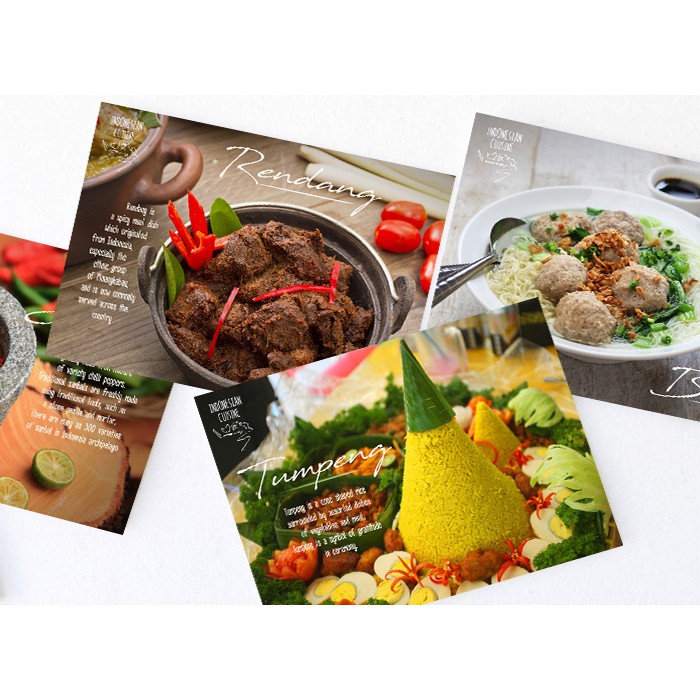

Kartu Pos Kuliner 1 - Postale