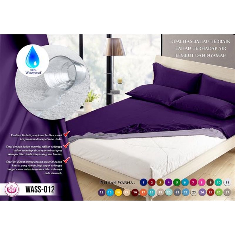 #SPREI SEPREI WATERPROFF POLOS-UNGU TUA