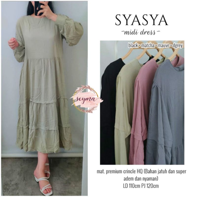 SYASYA MIDI DRESS BEST SELLER