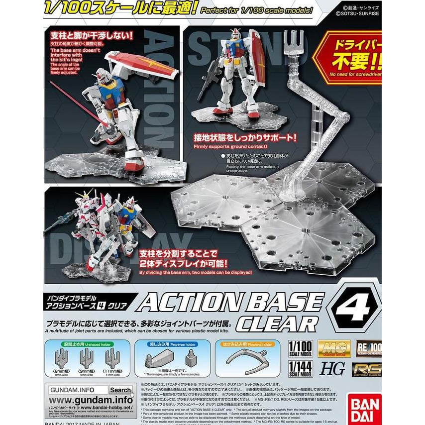 BARANG BERKUALITAS  Action Base 4 Clear