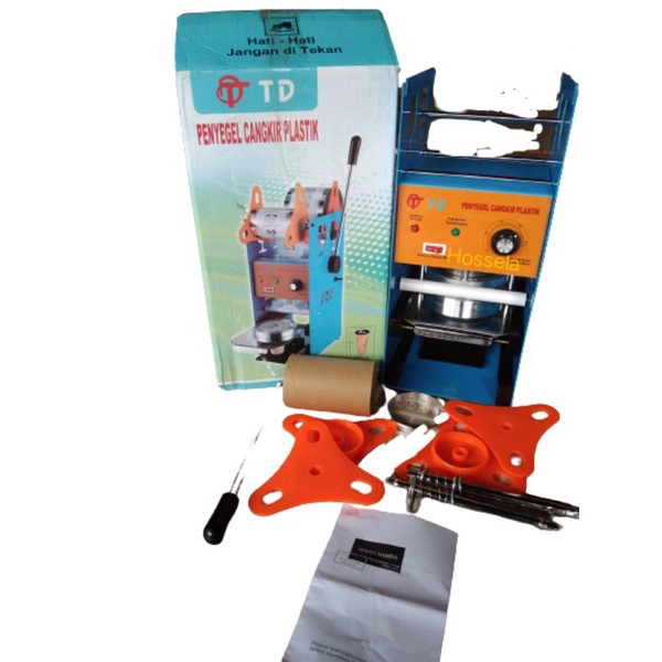 mesin cup Sealer / mesin press tutup gelas plastik minuman