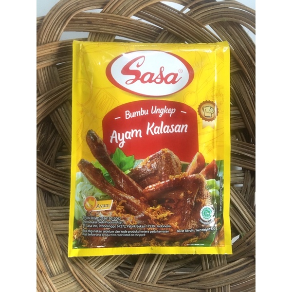 

Sasa Bumbu Ungkep Ayam Kalasan/Ayam Spesial/Lumur Kuning