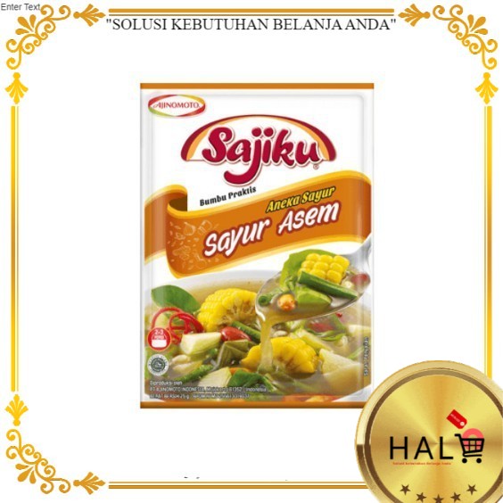 SAJIKU SAYUR ASEM 25GR