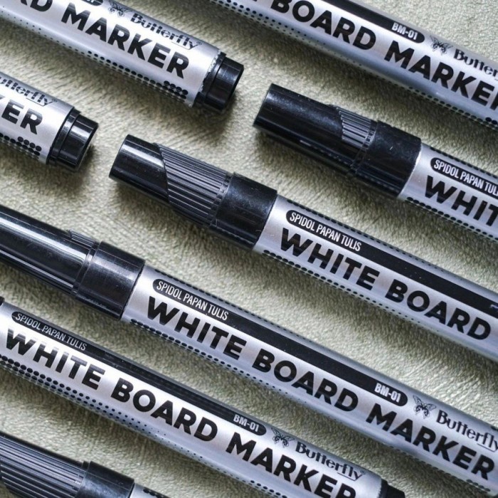 

Cantik Spidol Butterfly Whiteboard Marker Lusinan Trendi