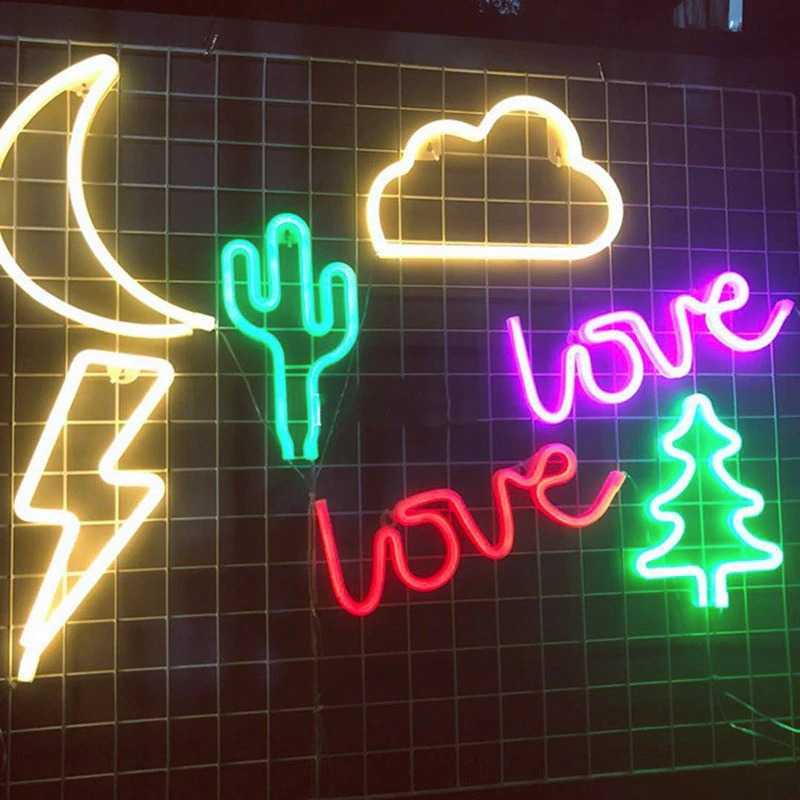 TG-DHA KEY-WIN Lampu Dekorasi LED Neon Light Model LOVE - M04