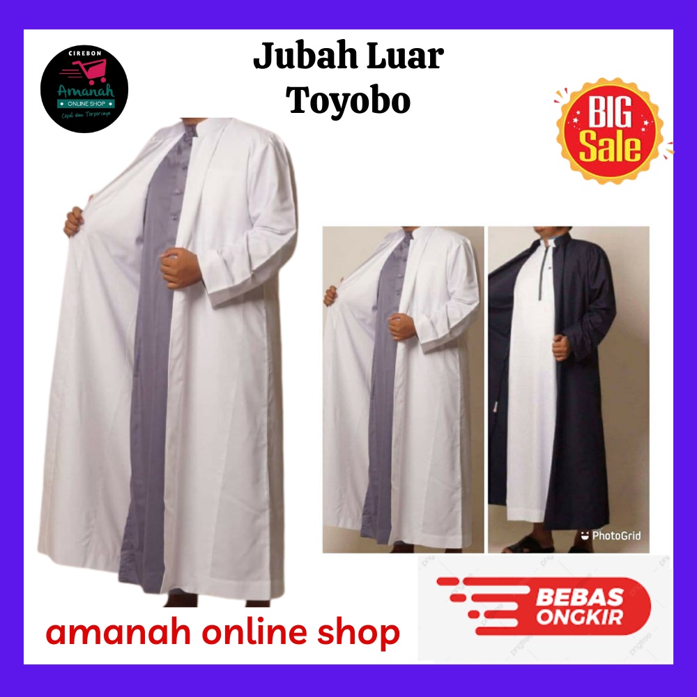 Jubah Luar Jas Habib Bahan Toyobo Exclusive