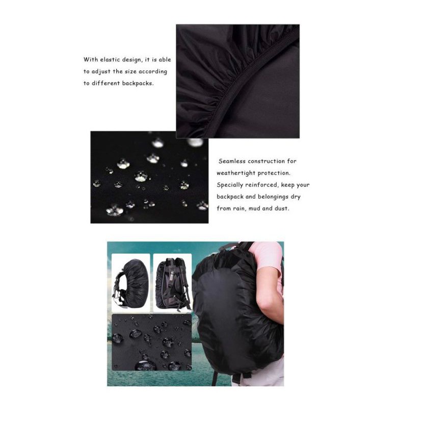 Raincover Tas Waterproof Tas Pelindung Anti Air Cover Bag Waterproof Raincoat Bag