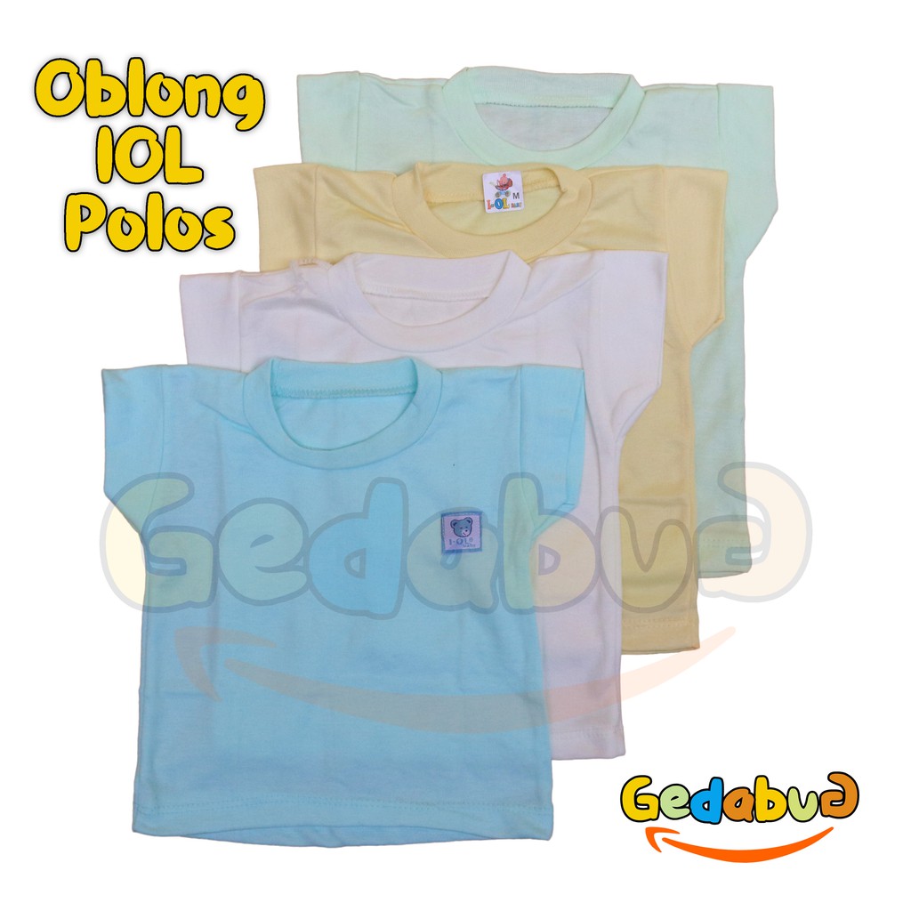 Kaos Oblong Polos IOL | Perlengkapan Pakaian Anak