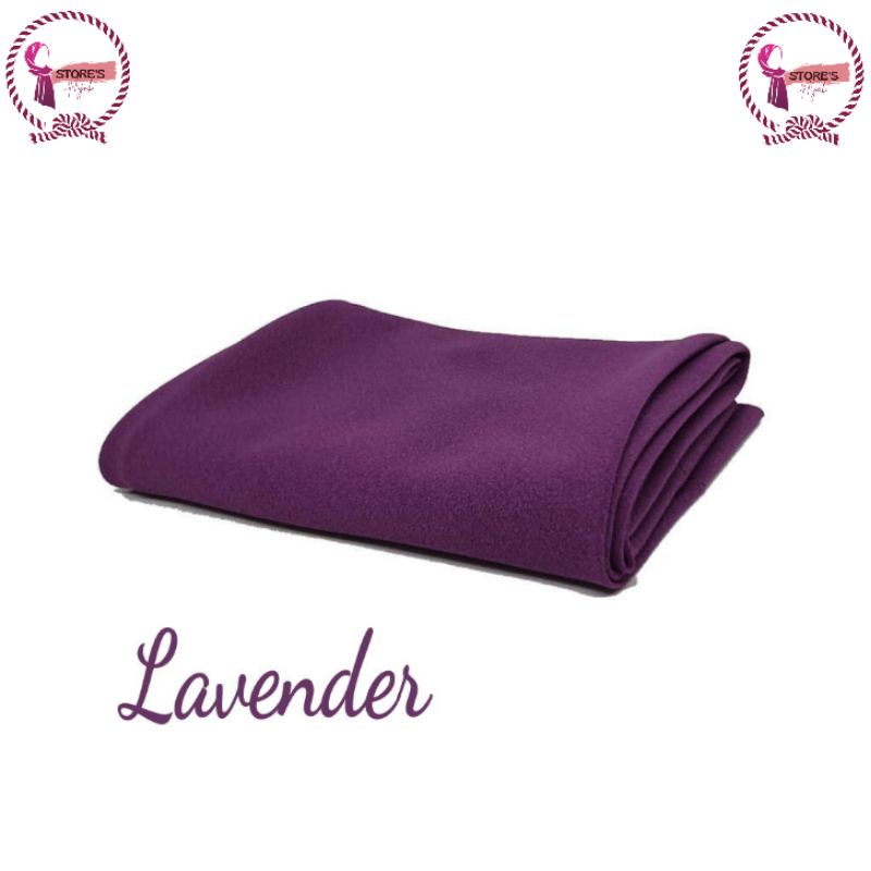 Pashmina Sabyan - Pasmina Polos Diamond Crepe-Lavender