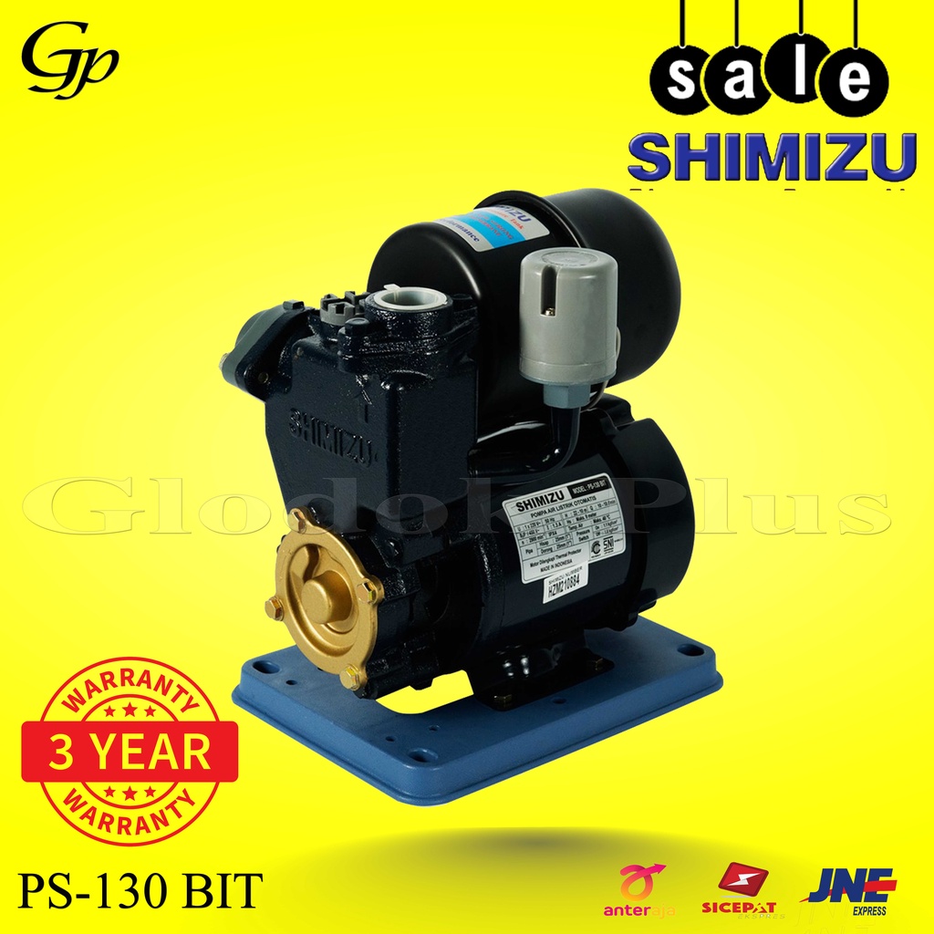 Pompa Air Shimizu otomatis listrik PS 130 bit ps130 130bit ps130bit